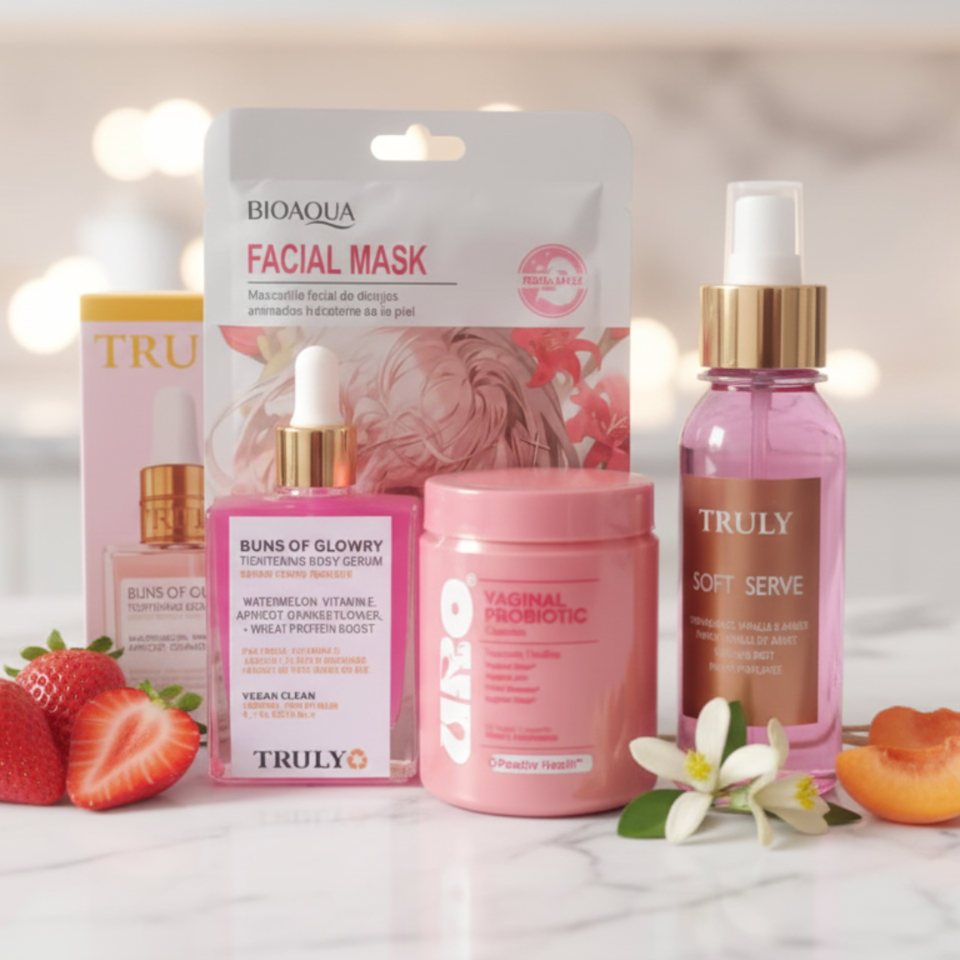 BELLEZA & BIENESTAR FEMENINO - "PACK TRULY + PERFUME + URO+ MASCARRILLA"
